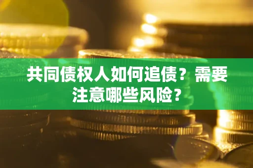 武汉共同债权人如何追债？需要注意哪些风险？