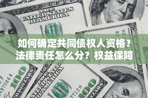武汉如何确定共同债权人资格？法律责任怎么分？权益保障技巧揭秘！