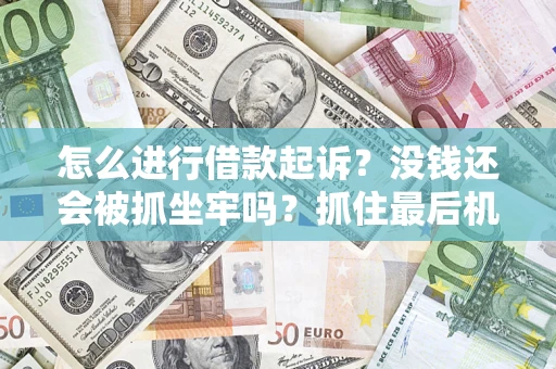 武汉怎么进行借款起诉？没钱还会被抓坐牢吗？抓住最后机会！