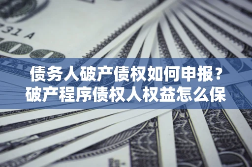 武汉债务人破产债权如何申报？破产程序债权人权益怎么保障？