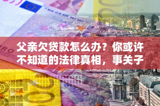 武汉父亲欠贷款怎么办？你或许不知道的法律真相，事关子女未来