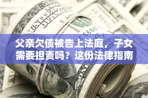 武汉父亲欠债被告上法庭，子女需要担责吗？这份法律指南必须看完