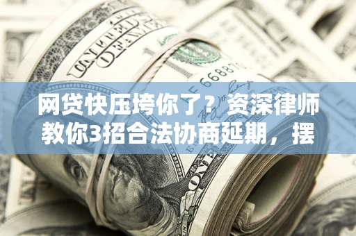 武汉网贷快压垮你了？资深律师教你3招合法协商延期，摆脱暴力催收！