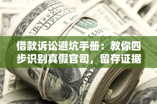 武汉借款诉讼避坑手册：教你四步识别真假官司，留存证据不踩雷