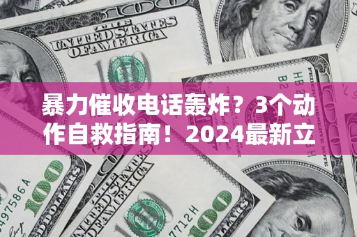武汉暴力催收电话轰炸？3个动作自救指南！2024最新立案标准全解析