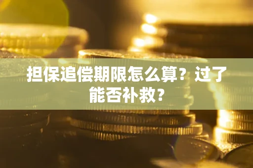 武汉担保追偿期限怎么算？过了能否补救？